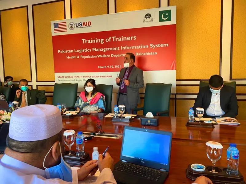 USAID – Training of Trainers on the Pakistan Logistics Management Information System, Health & Population Welfare Department, Balochistan · March 2021