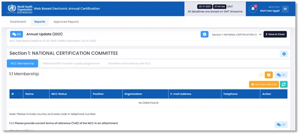 Electronic Web Based Annual Certification Reporting Management System (e-ACR) — image 4