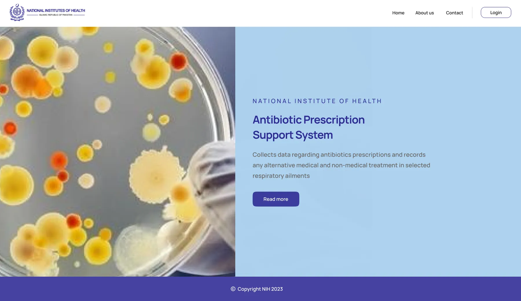 Government of Pakistan / National Institute for Health, Antibiotic Prescription Support Software and Android App — image 1
