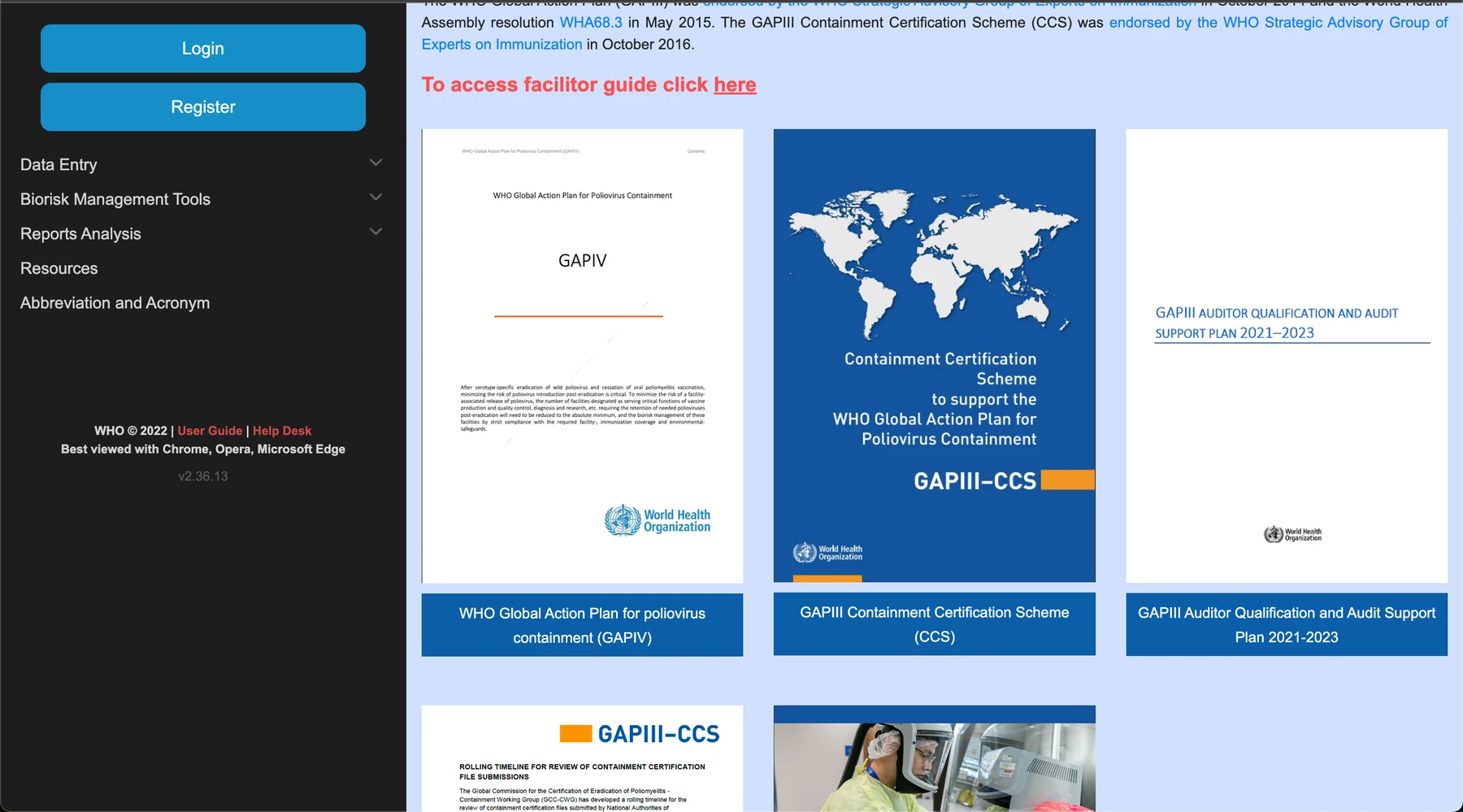 Web Based Polio Containment Data Management System — image 2