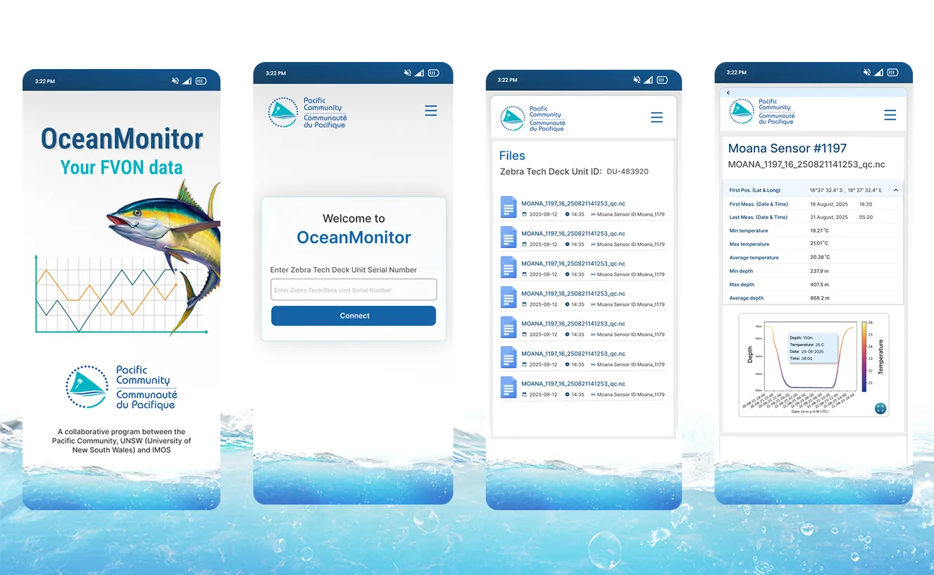 Offline Mobile App for Moana Sub-Surface Temperature Data Visualisation — image 2